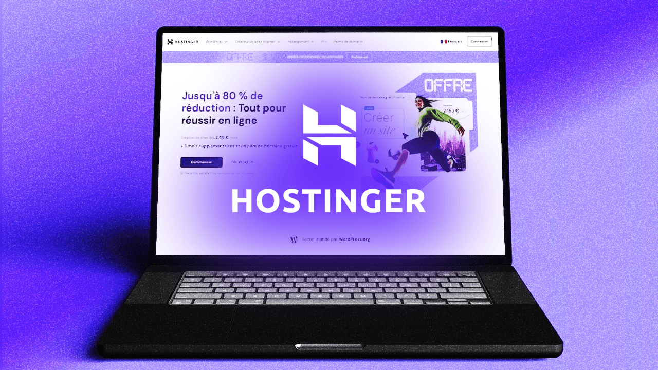 Black Friday: Hostinger casse les prix pour créer son site web jusqu’à -80 % et 3 mois offerts !