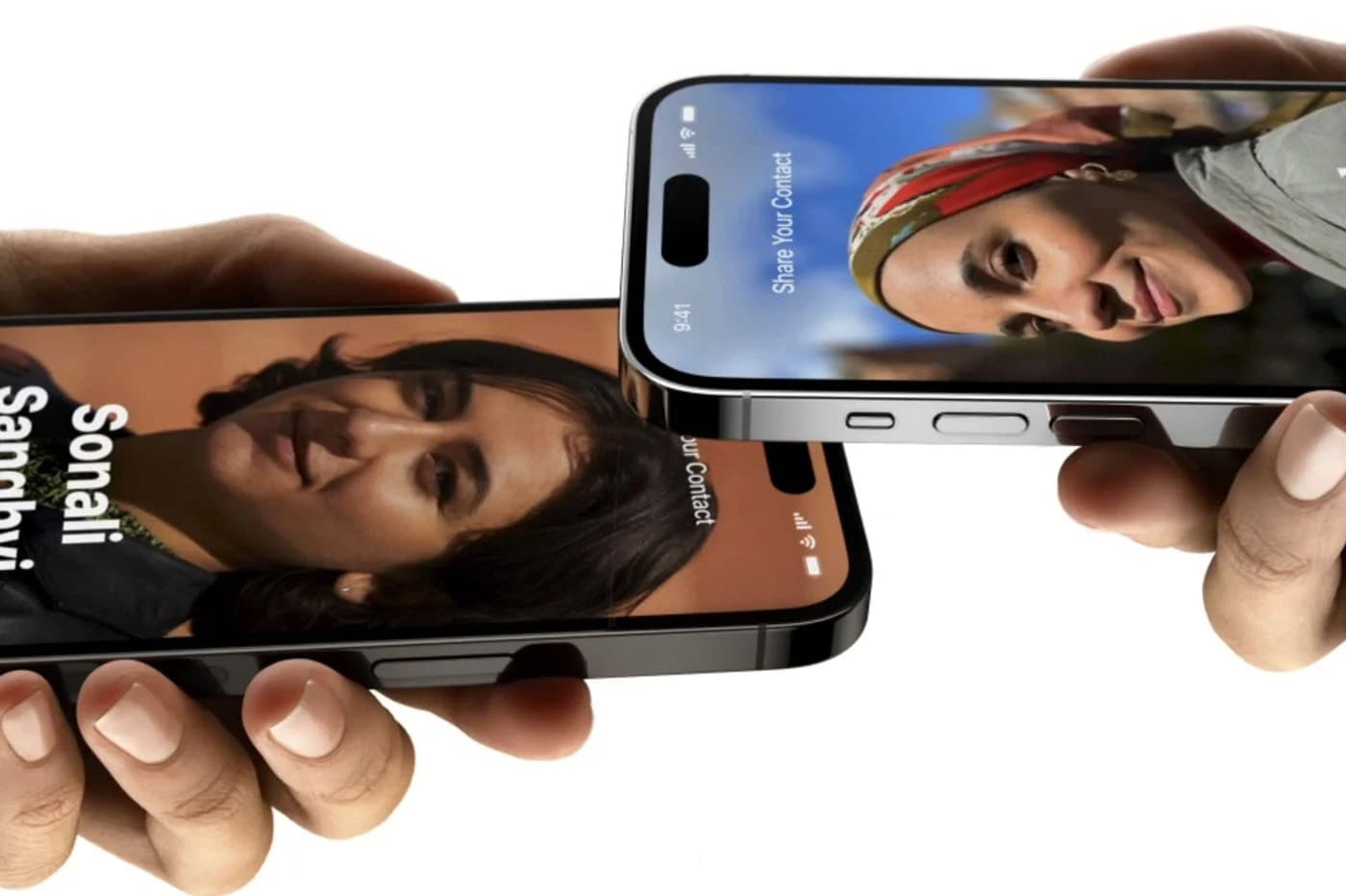 Découvrez NameDrop : L&rsquo;échange facile de coordonnées entre utilisateurs iPhone