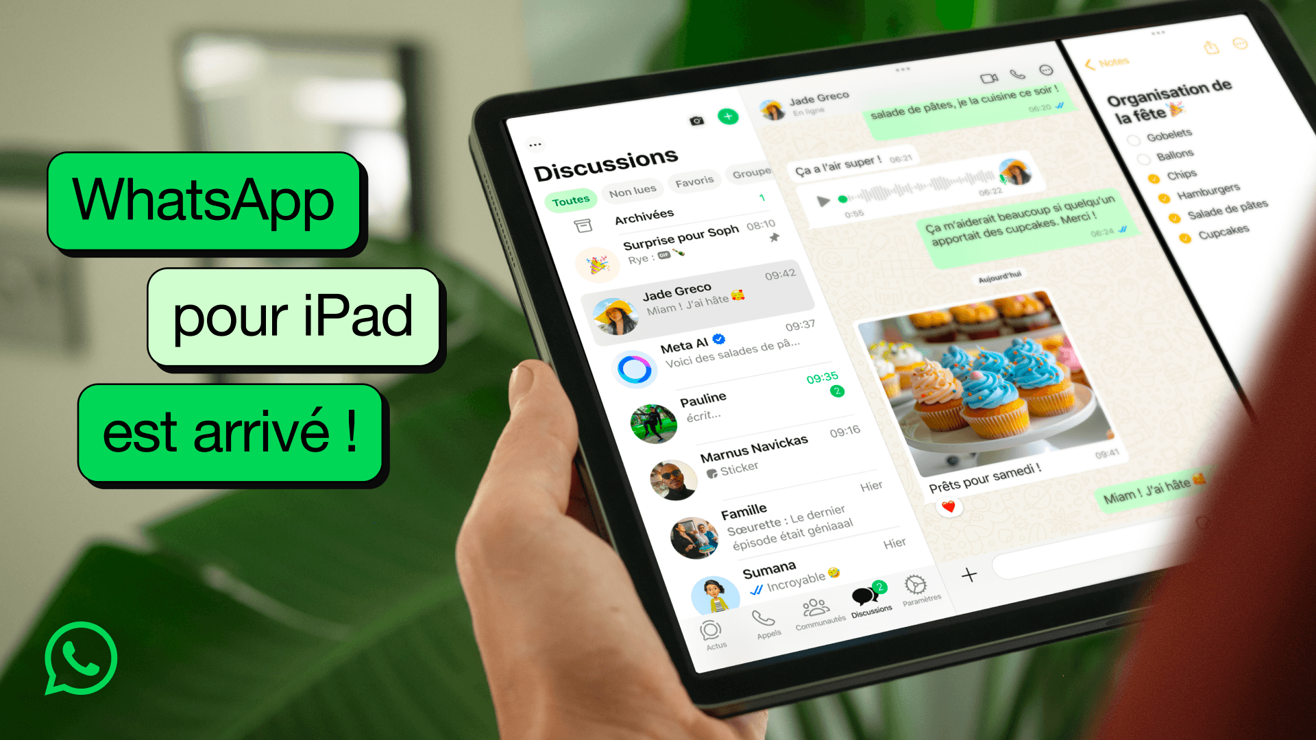 WhatsApp débarque (enfin) sur iPad