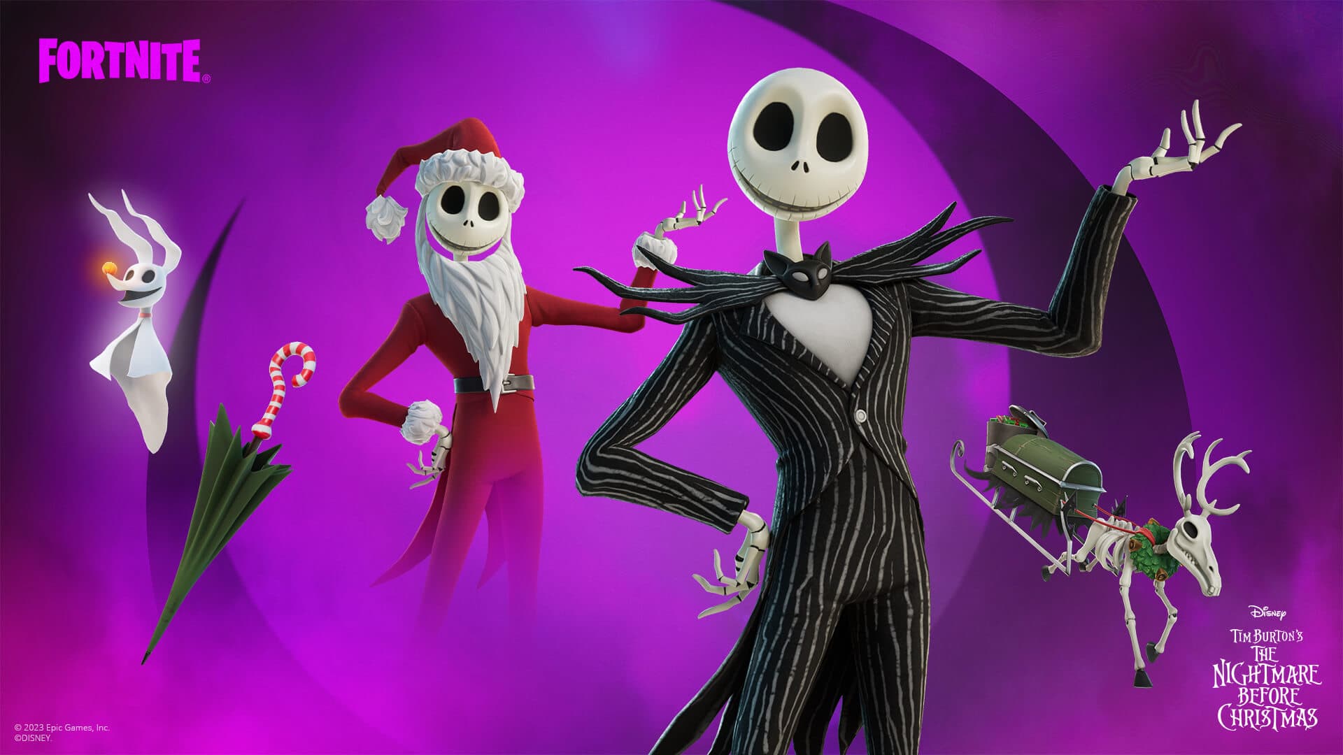 Jack Skellington s’invite dans Fortnite pour Halloween
