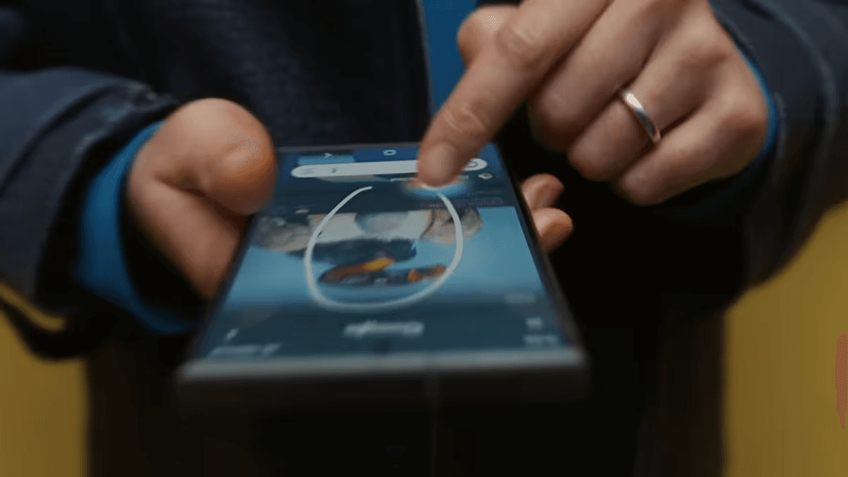 “Entourrer pour chercher” sur Iphone