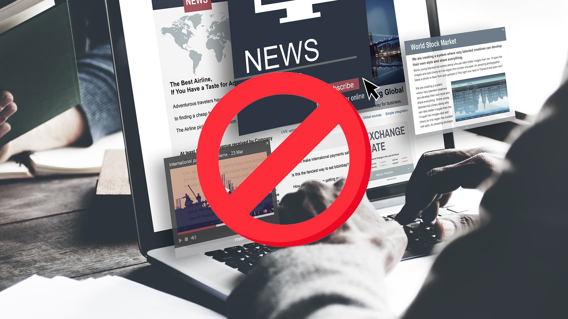 Suspension de 124 médias en ligne