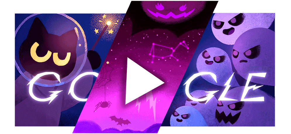Halloween 2024 : Momo le chat revient dans un Doodle magique !