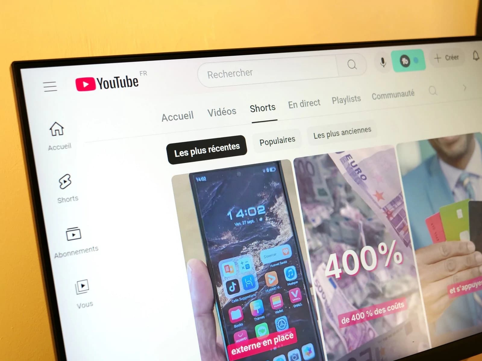 YouTube allonge la durée des Shorts à 3 minutes