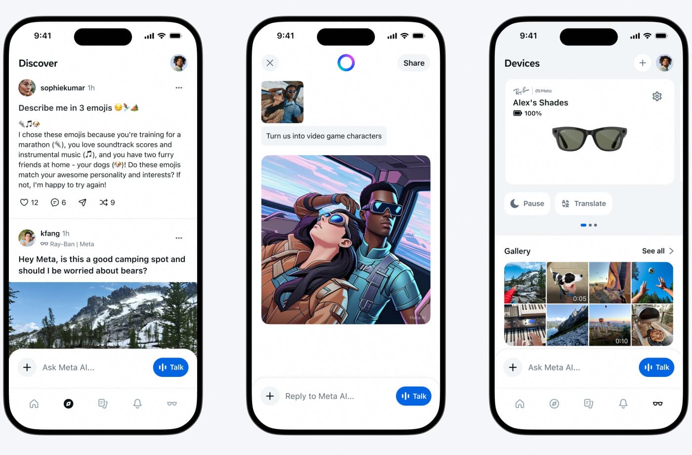 Meta dévoile son appli IA