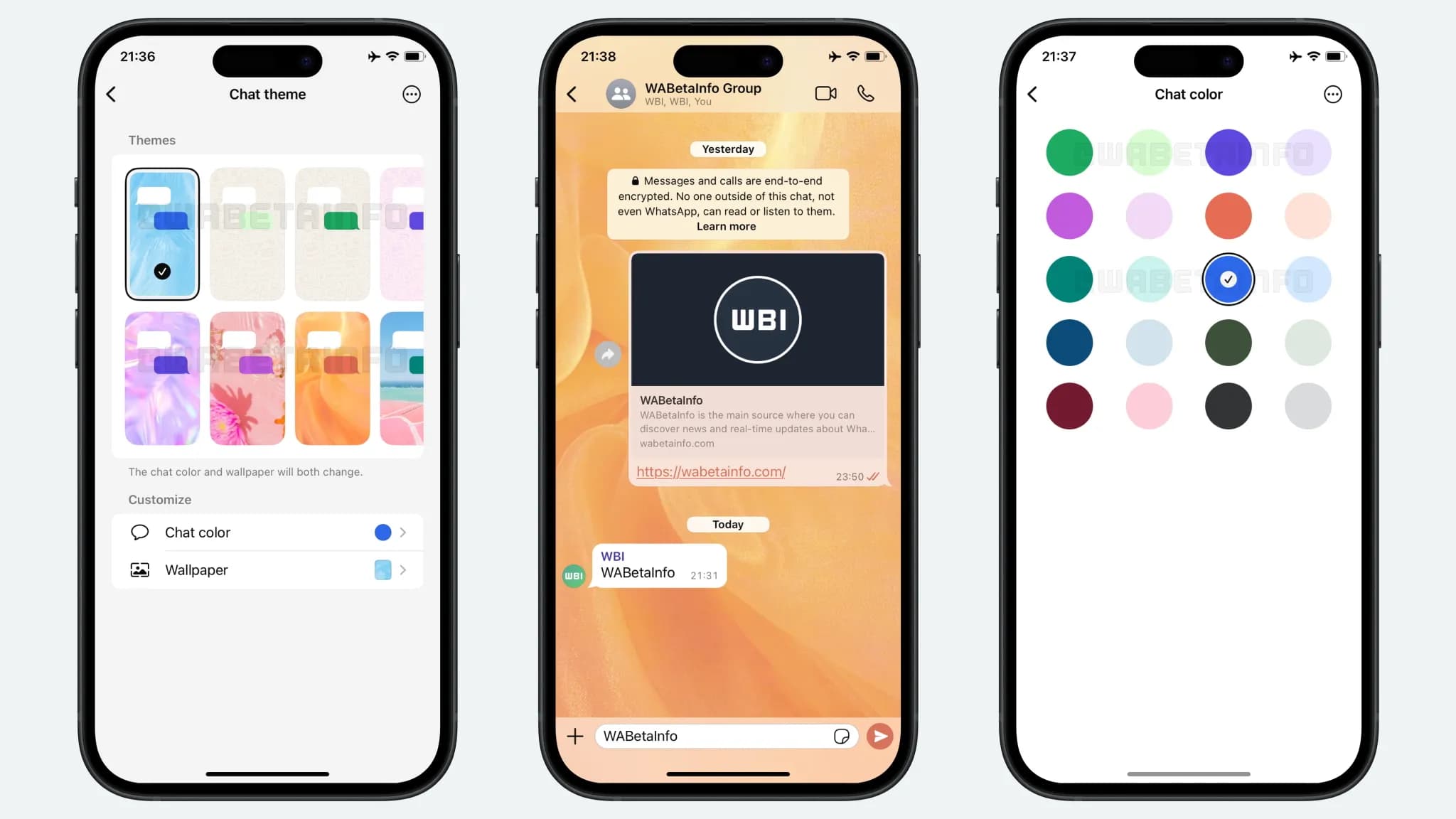 WhatsApp révolutionne le visuel dans le Chat et personnalise les thèmes de discussion