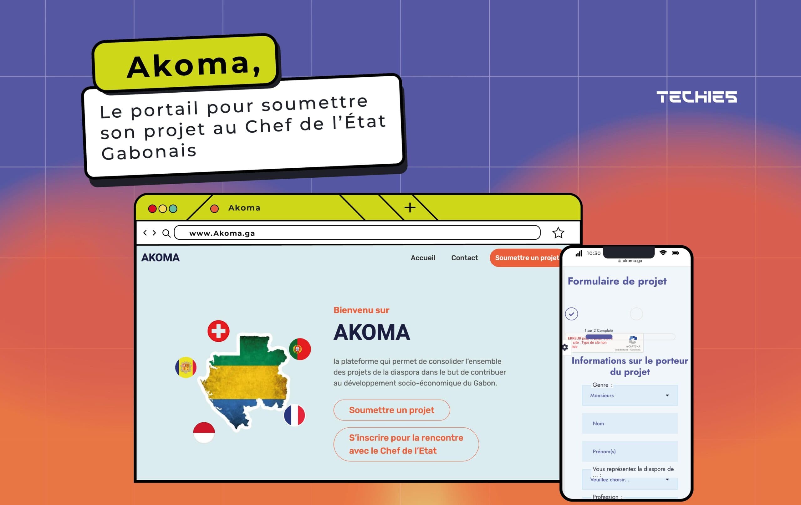 Akoma, le portail pour soumettre son projet au Chef de l’État Gabonais