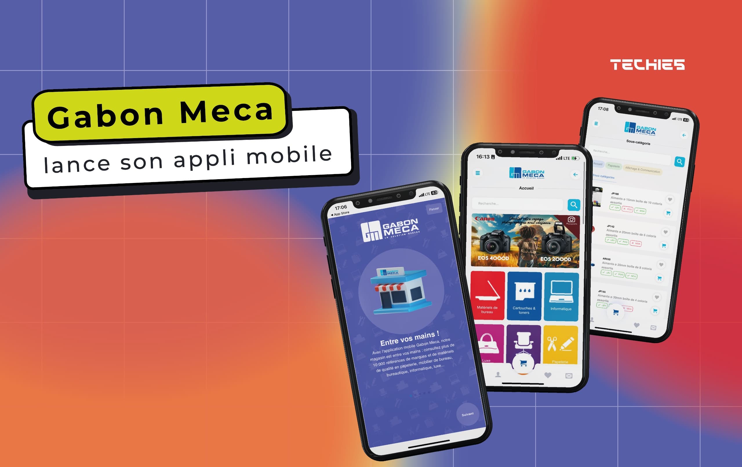 Gabon Meca lance son appli mobile