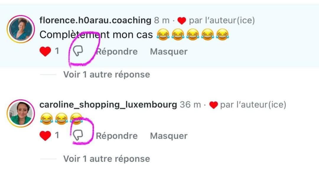 Instagram teste un bouton « Je n’aime pas »